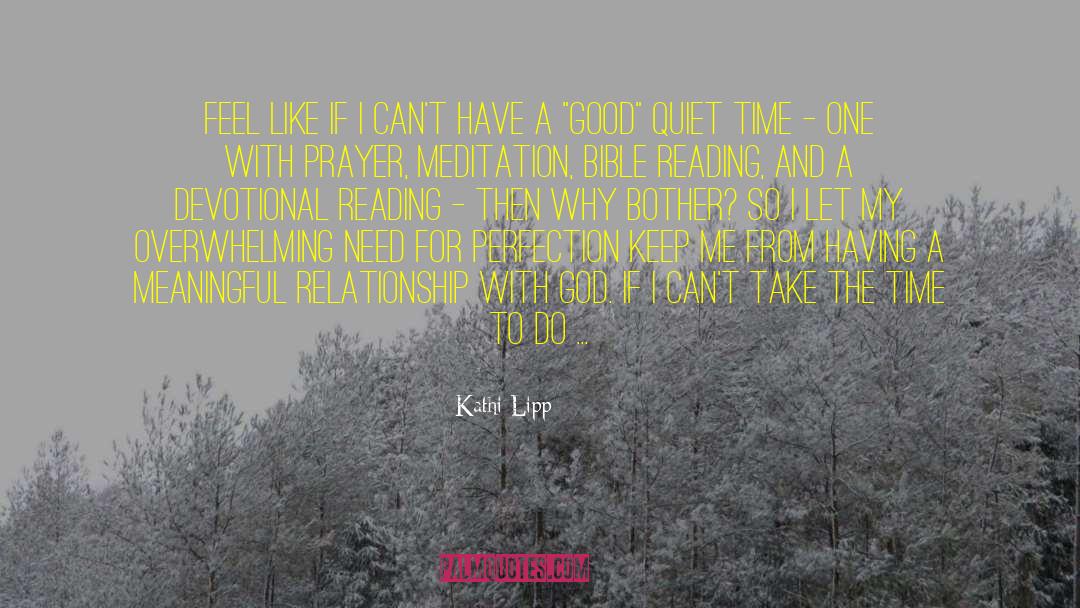 Meaningful Relationship quotes by Kathi Lipp