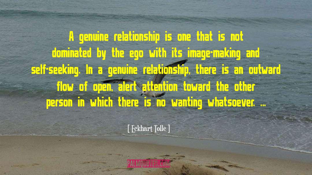 Meaningful Relationship quotes by Eckhart Tolle