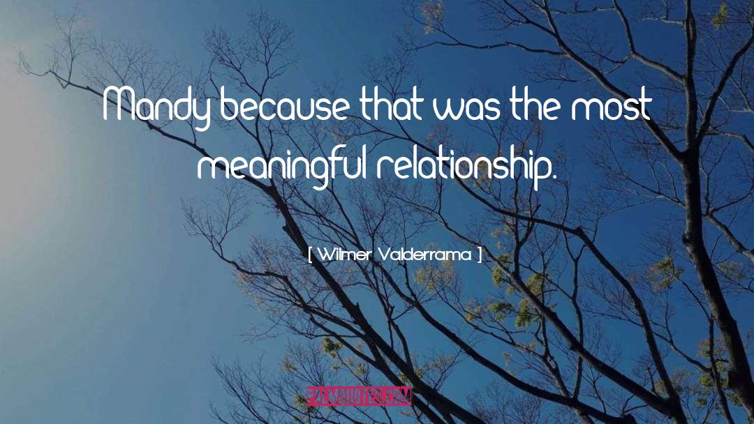 Meaningful Relationship quotes by Wilmer Valderrama