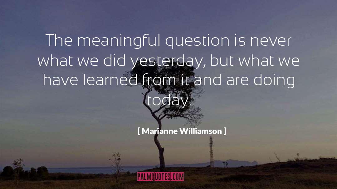 Meaningful Relationships quotes by Marianne Williamson