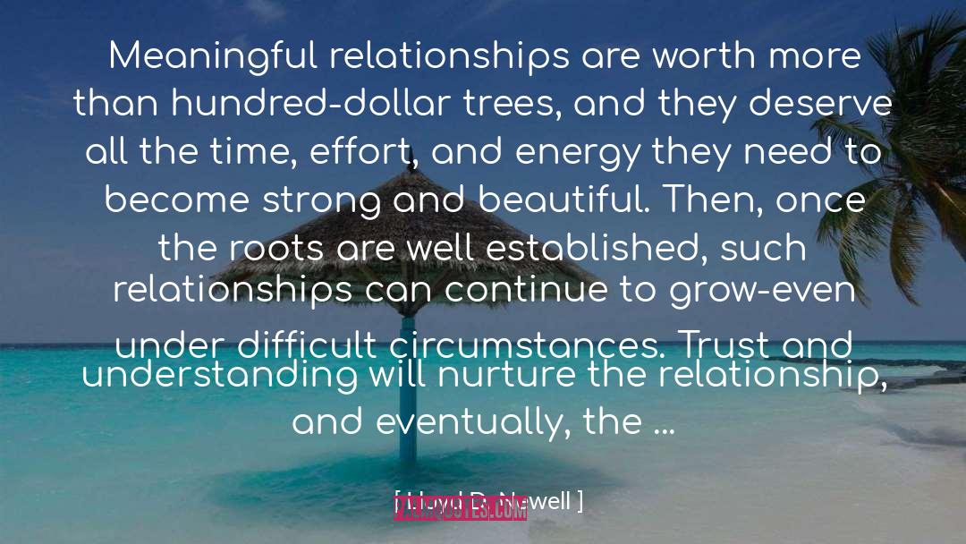 Meaningful Relationships quotes by Lloyd D. Newell