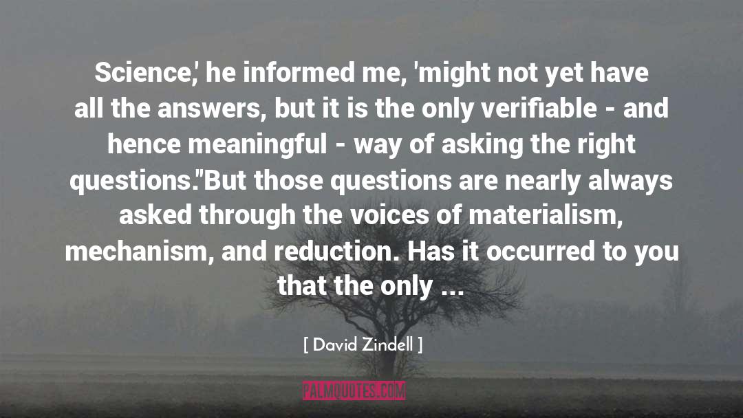 Meaningful Relationships quotes by David Zindell