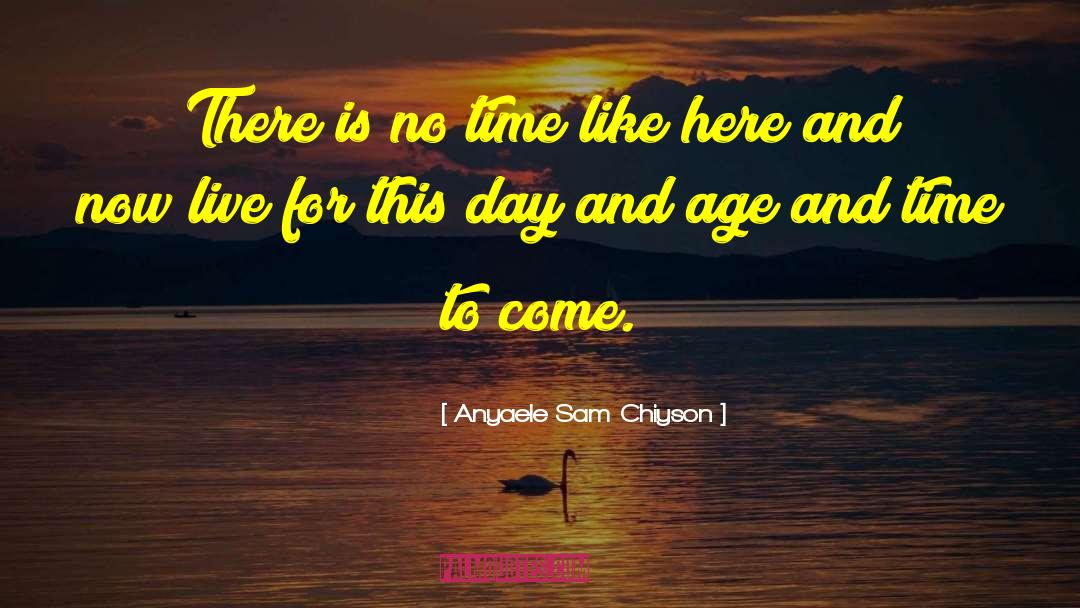 Meaningful Time quotes by Anyaele Sam Chiyson
