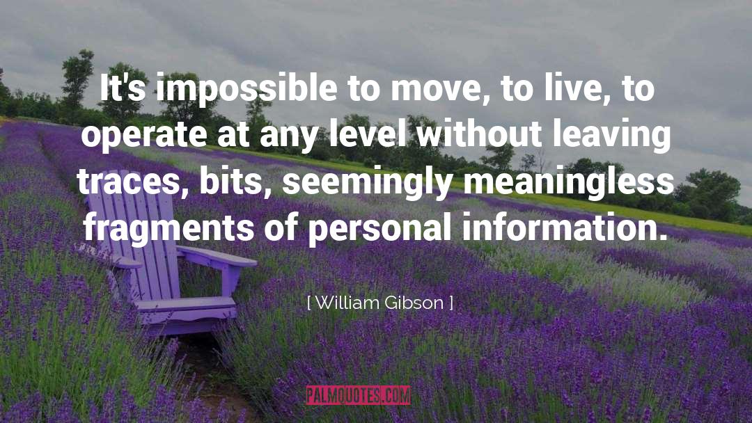 Meaningless quotes by William Gibson