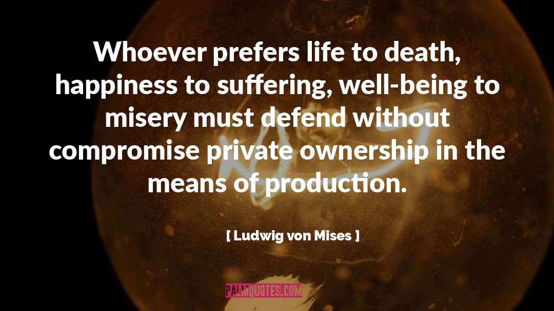 Means Of Production quotes by Ludwig Von Mises