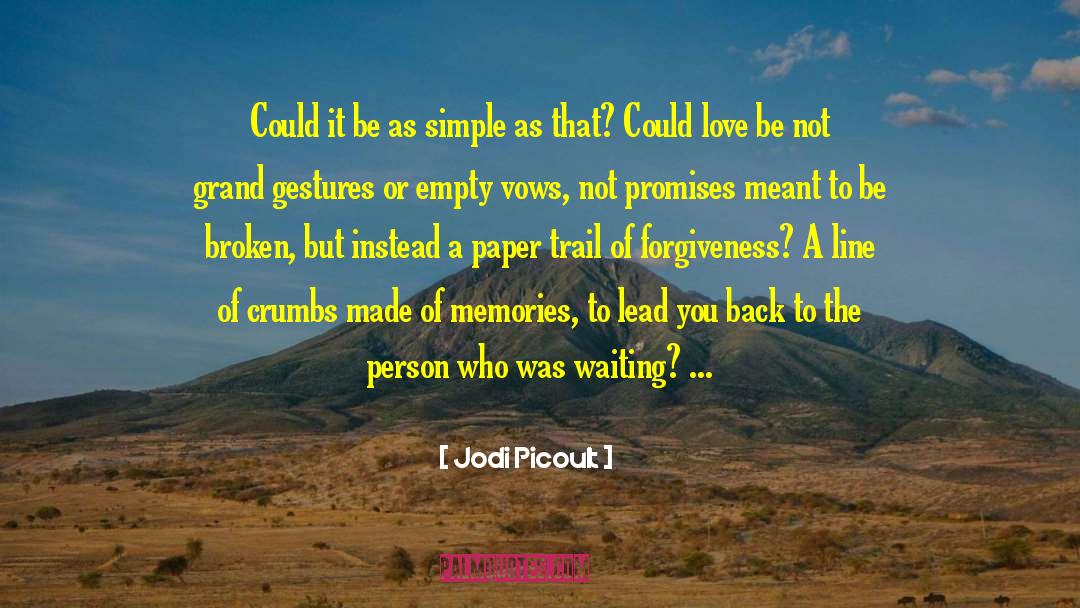 Meant To Be Alone quotes by Jodi Picoult