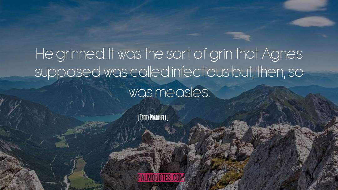 Measles quotes by Terry Pratchett