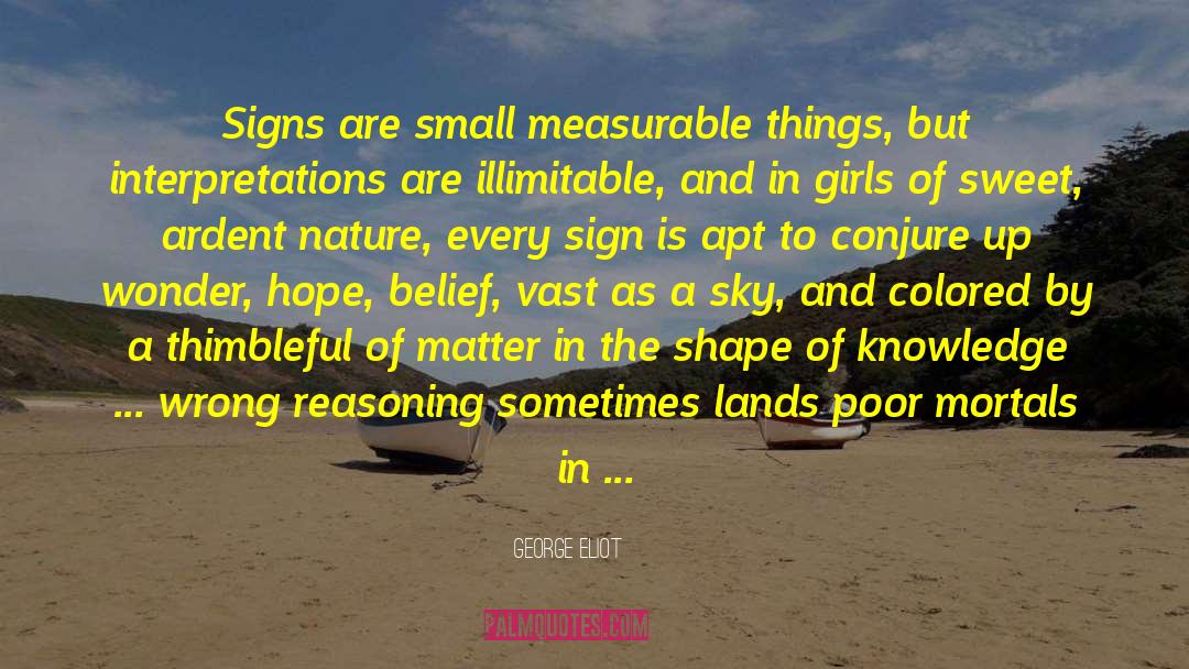 Measurable quotes by George Eliot