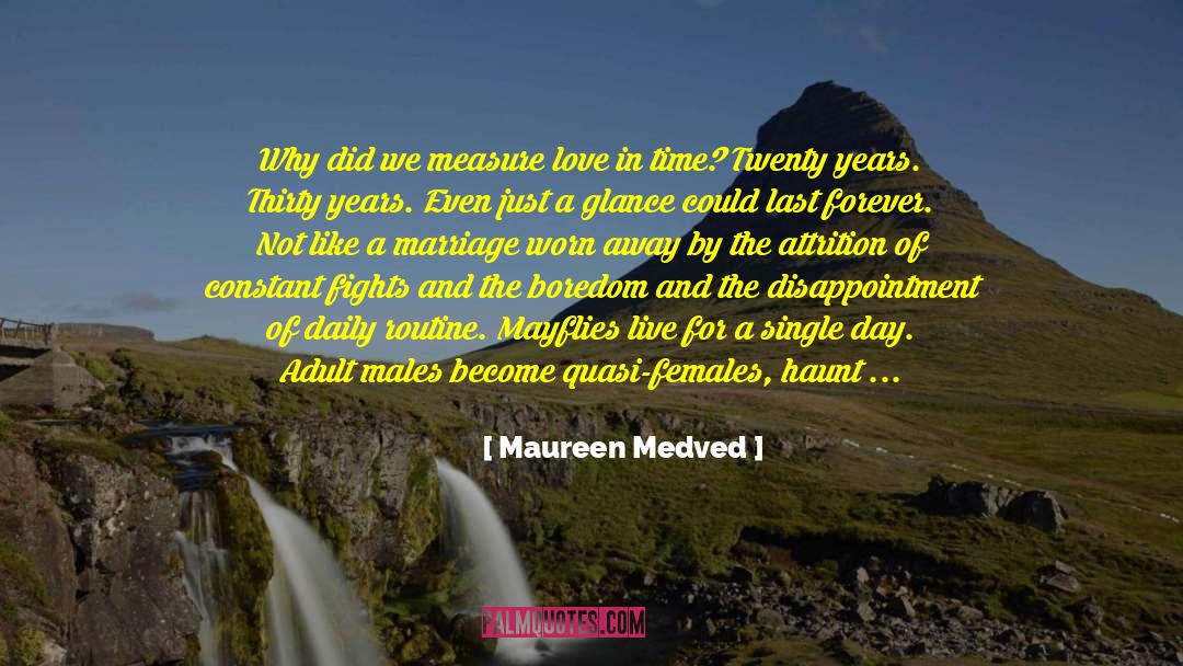 Measure Love quotes by Maureen Medved