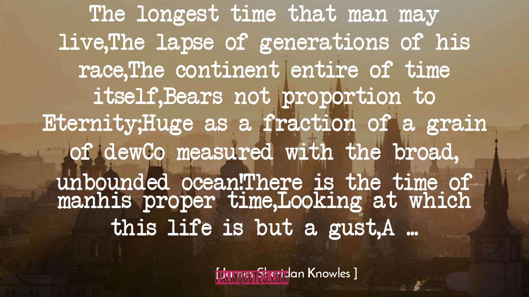 Measure Of A Man quotes by James Sheridan Knowles