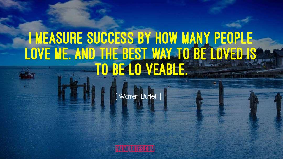 Measure Of Success quotes by Warren Buffett