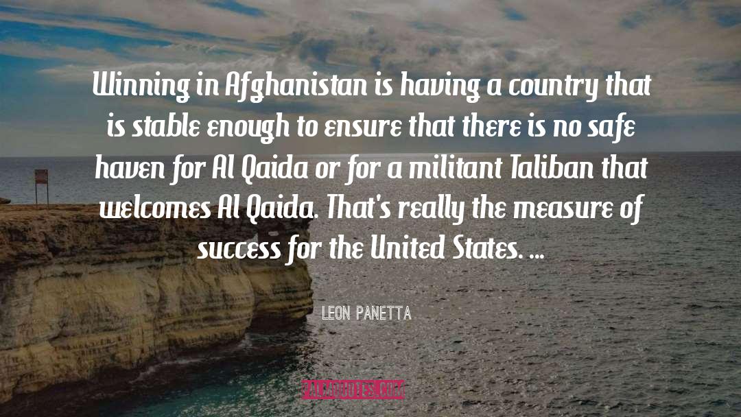 Measure Of Success quotes by Leon Panetta