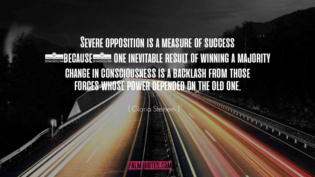 Measure Of Success quotes by Gloria Steinem