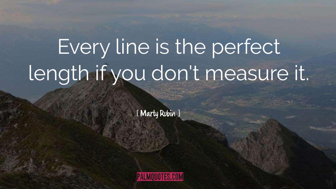 Measurement quotes by Marty Rubin