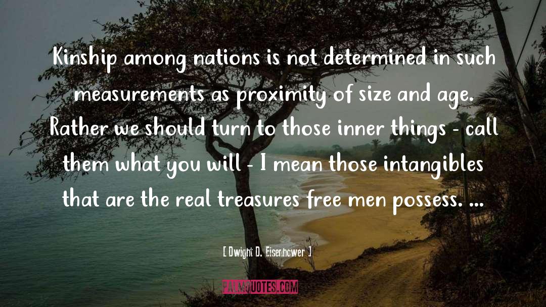 Measurements quotes by Dwight D. Eisenhower