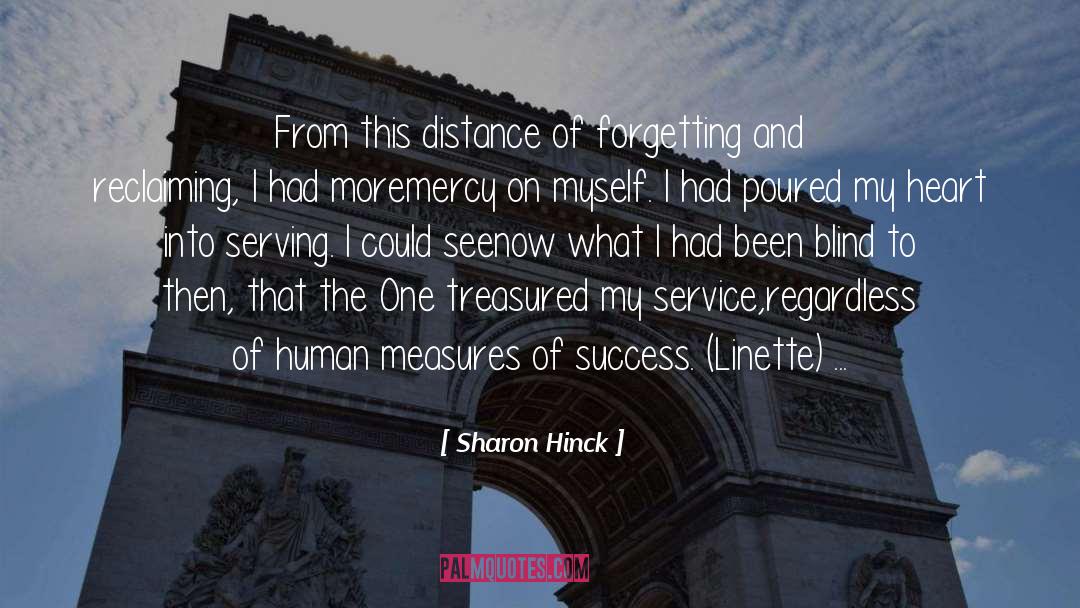 Measures quotes by Sharon Hinck