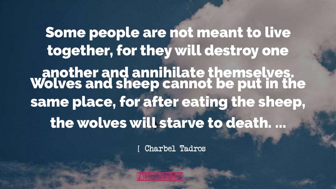 Meat Eating quotes by Charbel Tadros