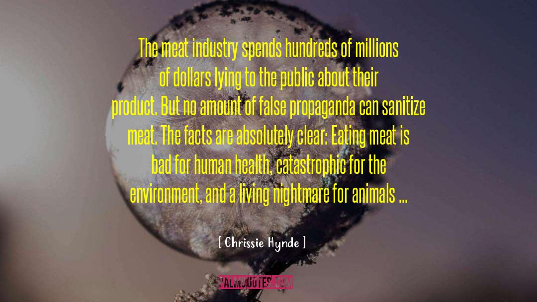 Meat Industry quotes by Chrissie Hynde