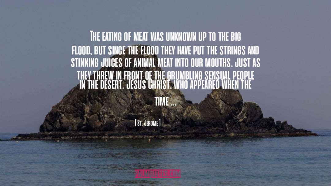 Meat Industry quotes by St. Jerome