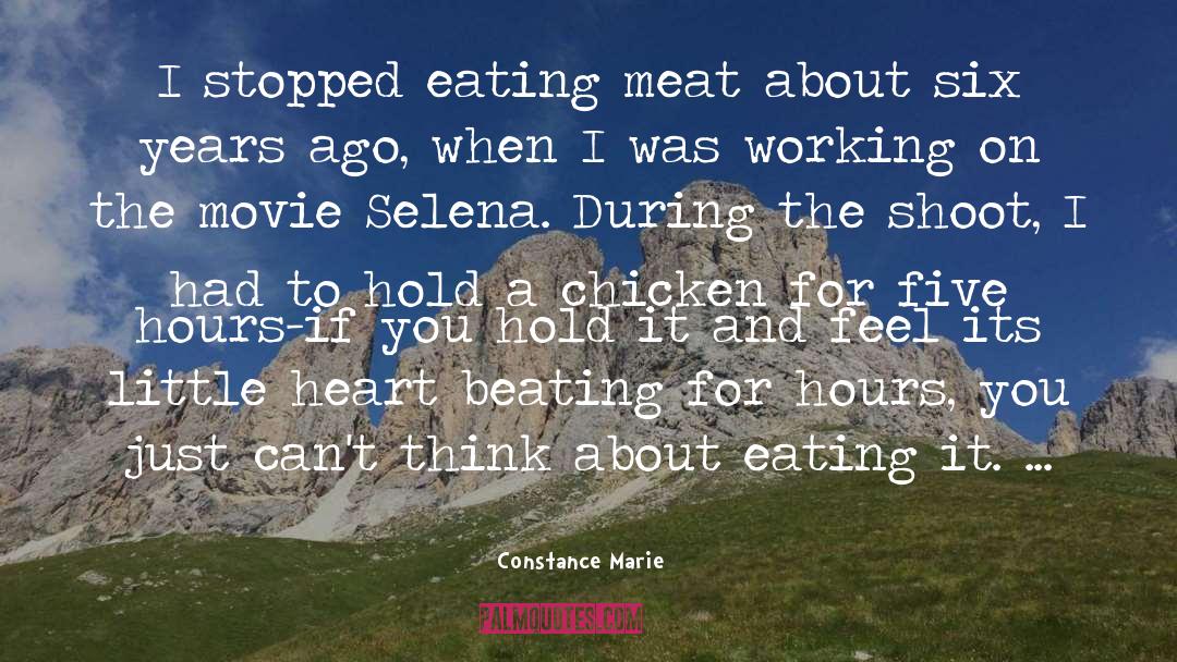 Meat quotes by Constance Marie