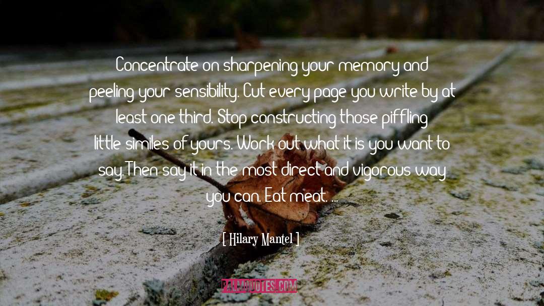 Meat quotes by Hilary Mantel