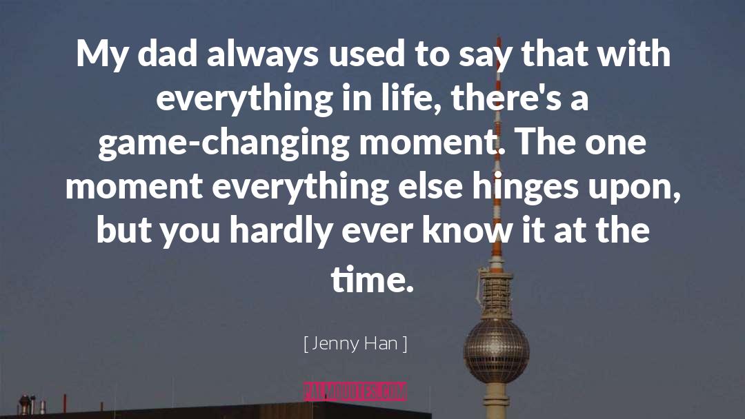 Meaton Hinges quotes by Jenny Han