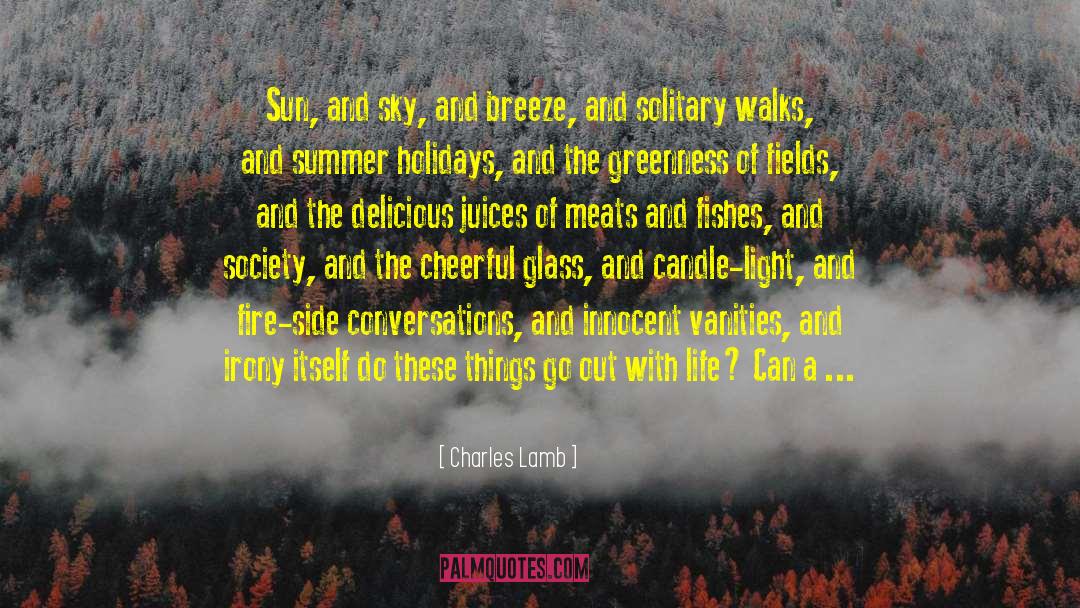 Meats quotes by Charles Lamb