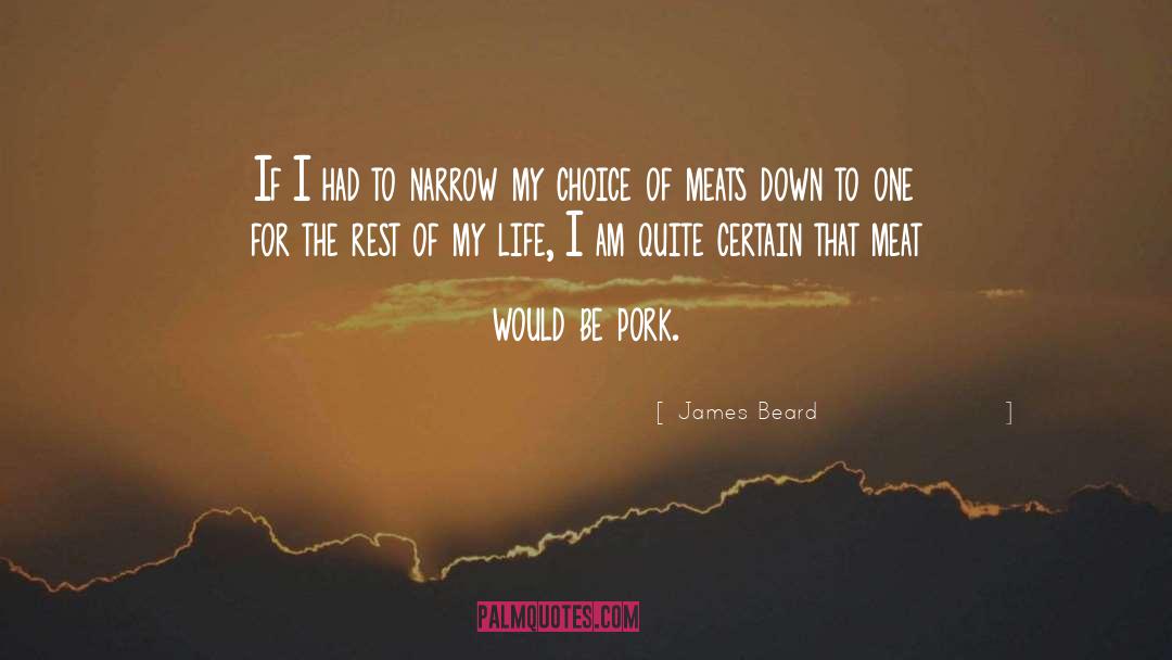 Meats quotes by James Beard