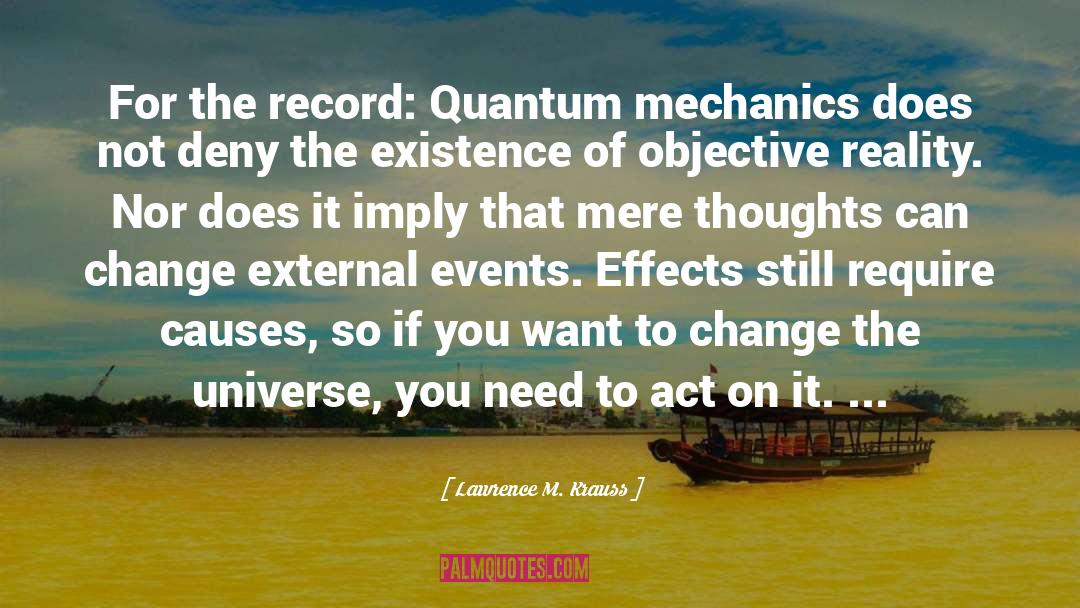 Mechanics Price quotes by Lawrence M. Krauss