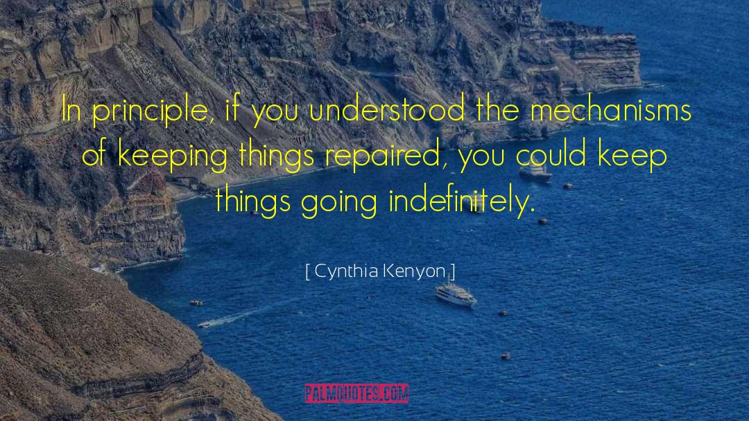 Mechanisms quotes by Cynthia Kenyon