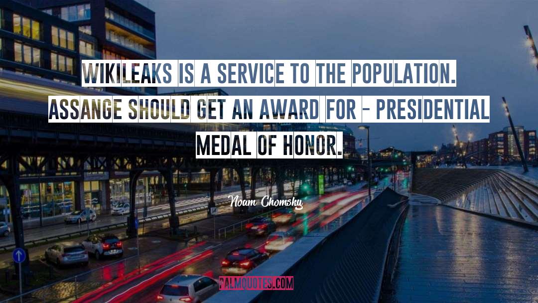 Medal Of Honor quotes by Noam Chomsky