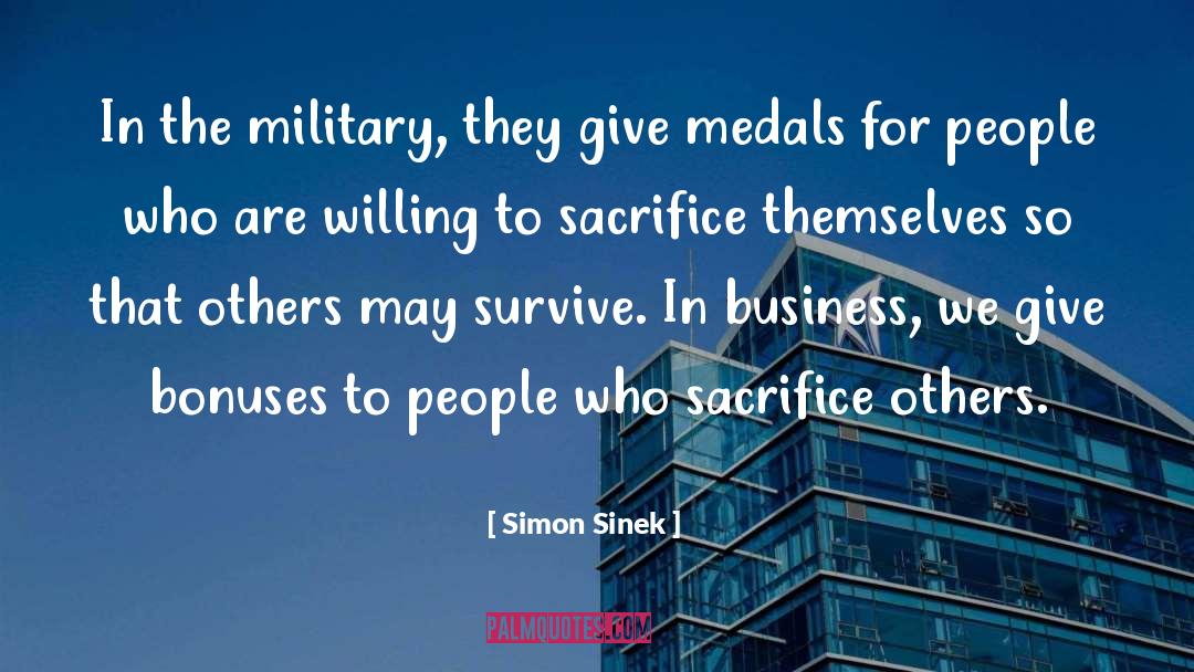 Medal quotes by Simon Sinek