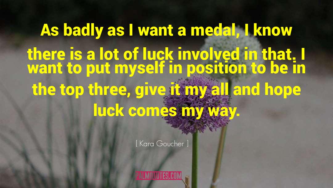 Medal quotes by Kara Goucher