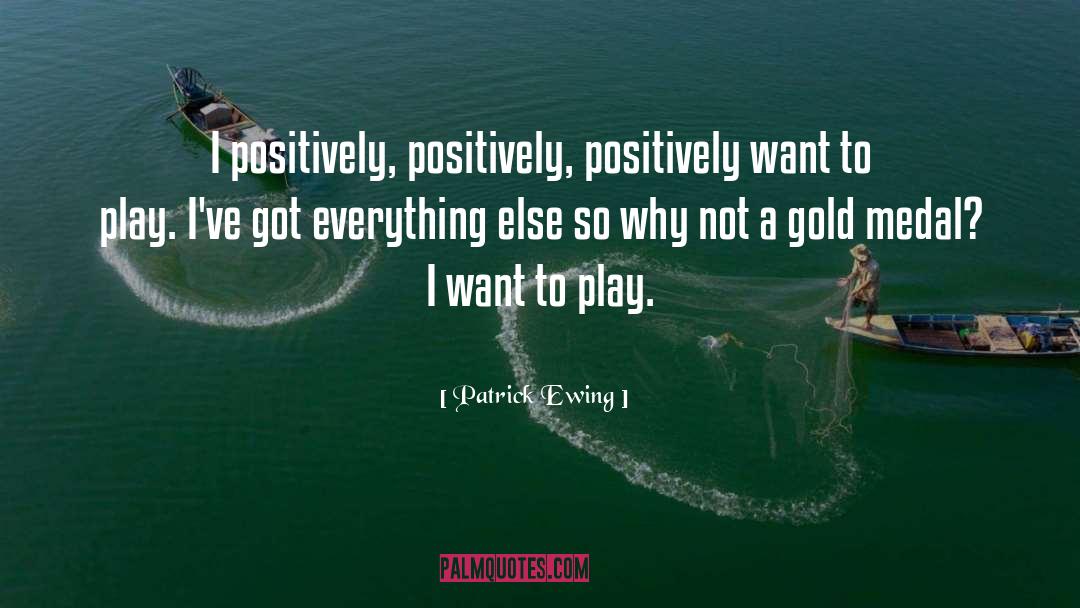 Medal quotes by Patrick Ewing