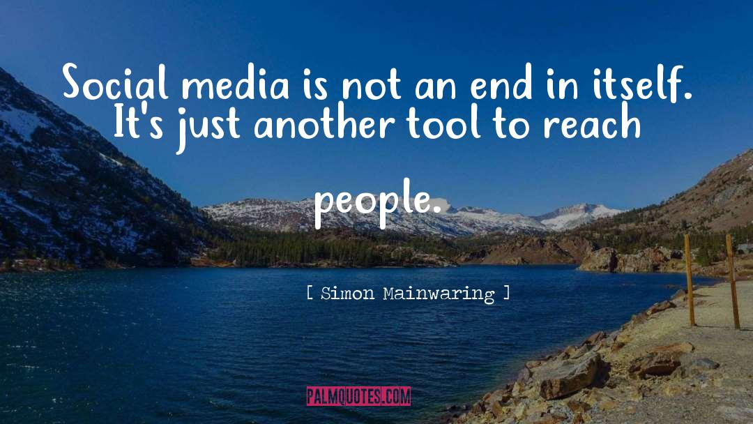 Media Bias quotes by Simon Mainwaring