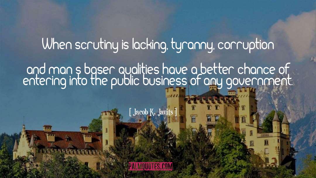 Media Corruption quotes by Jacob K. Javits