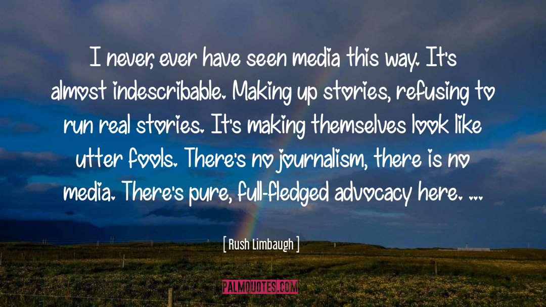 Media Criticism quotes by Rush Limbaugh