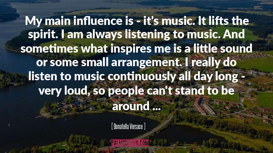 Media Influence quotes by Donatella Versace