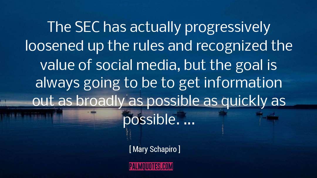 Media Manipulation quotes by Mary Schapiro