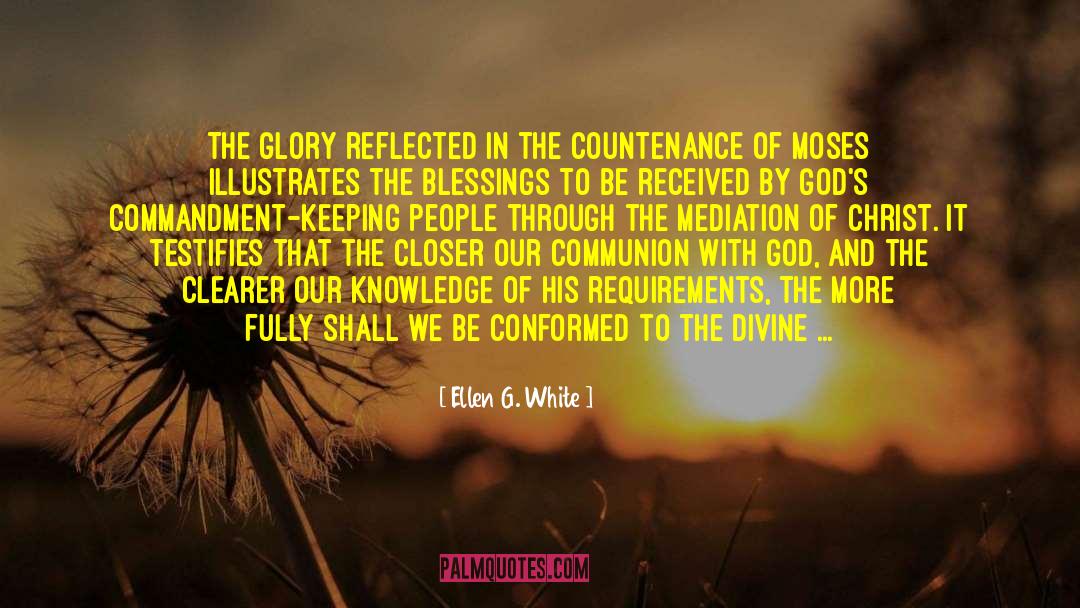 Mediation quotes by Ellen G. White