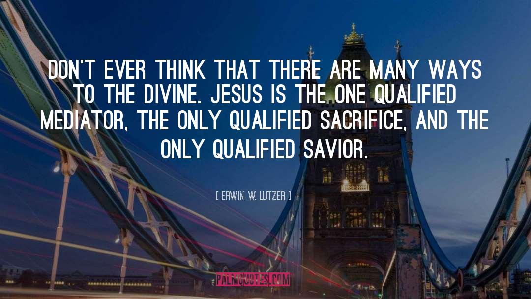 Mediator quotes by Erwin W. Lutzer