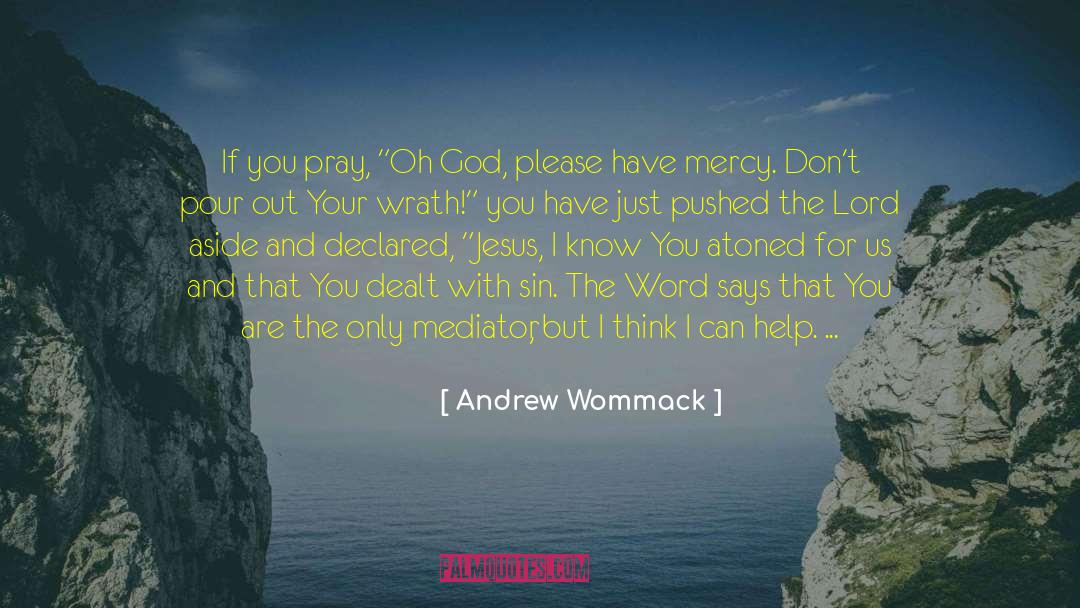 Mediator quotes by Andrew Wommack