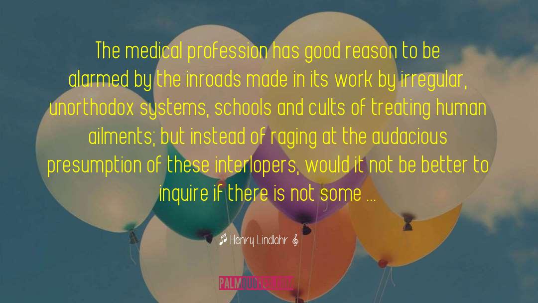 Medical Advancement quotes by Henry Lindlahr