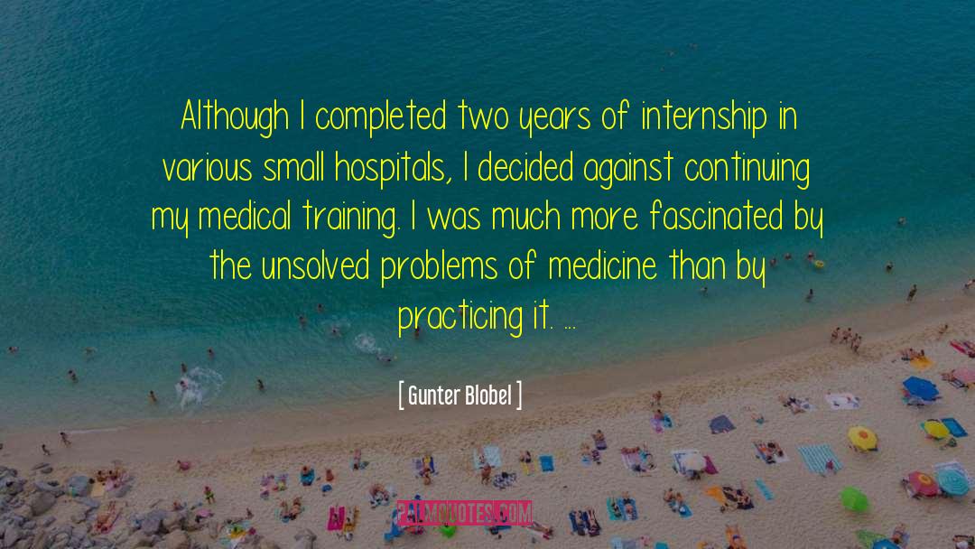 Medical Advances quotes by Gunter Blobel