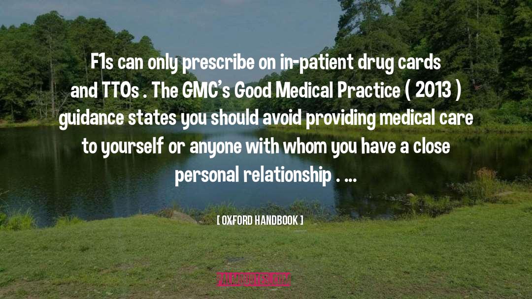 Medical Care quotes by Oxford Handbook