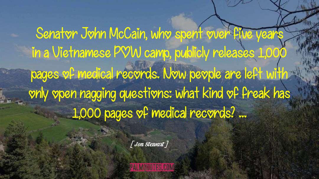Medical Journals quotes by Jon Stewart