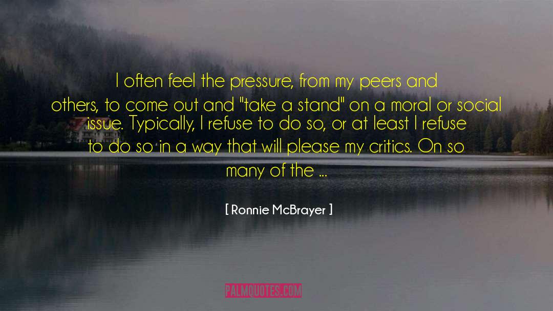 Medical Judgement quotes by Ronnie McBrayer