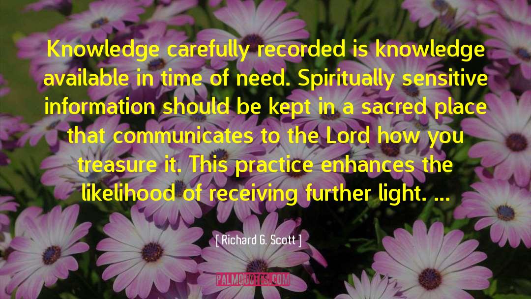 Medical Knowledge quotes by Richard G. Scott
