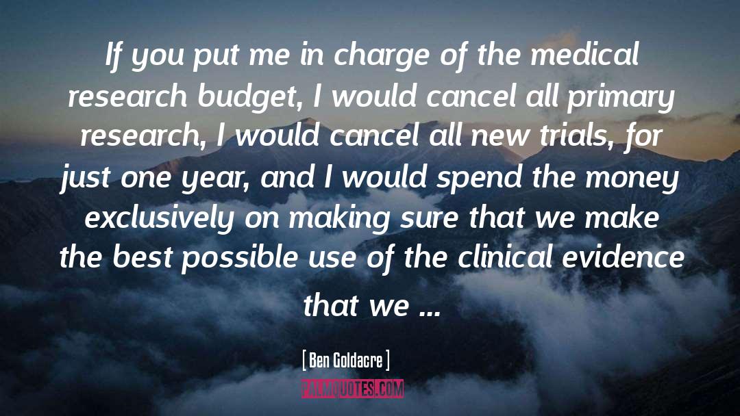 Medical Research quotes by Ben Goldacre