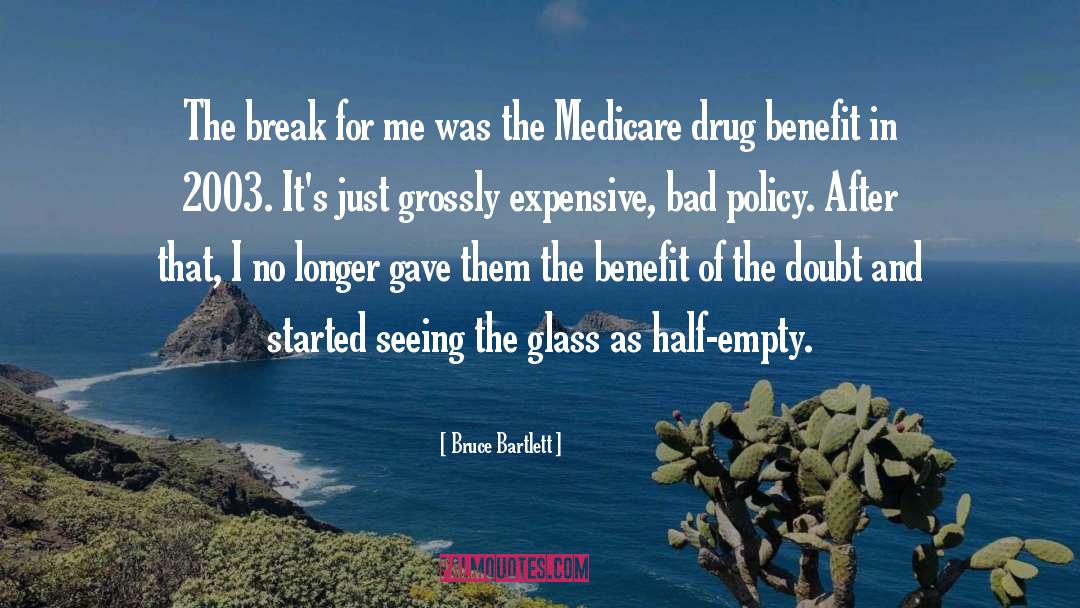 Medicare quotes by Bruce Bartlett